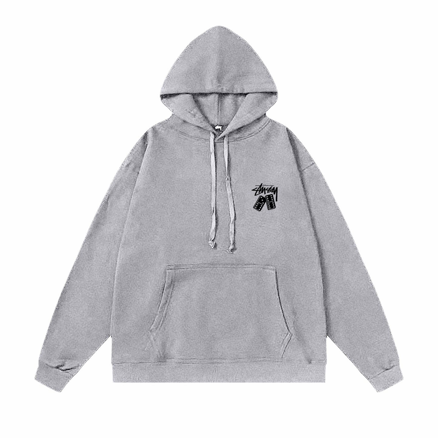 Stussy Dominoes Hoodie 'GREY'