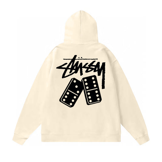 Stussy Dominoes Hoodie 'CREAM'