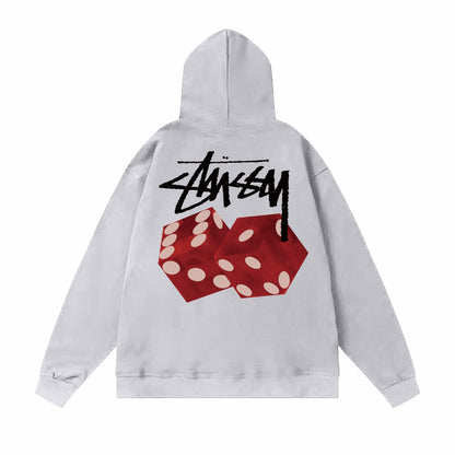 Stussy Dice Hoodie 'GREY'