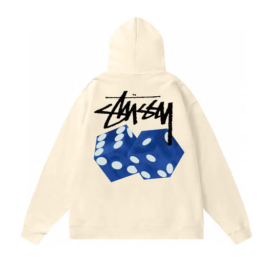 Stussy Dice Hoodie 'CREAM'